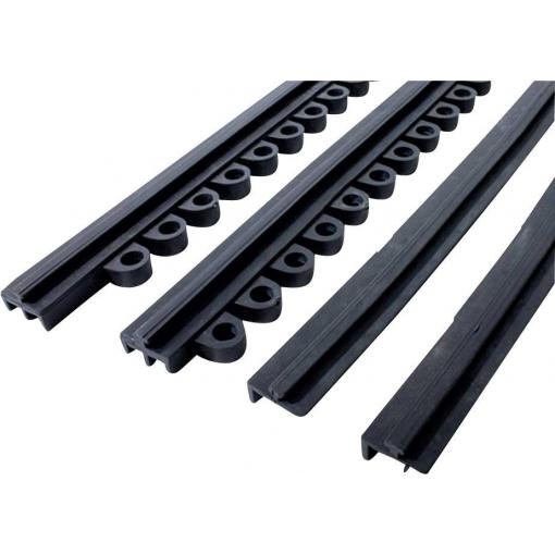 COBA Europe DT010003F Premier Verbinder Female PVC deska (d x š x v) 300 x 20 x 15 mm černá