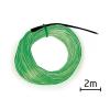 Kabel EL svítící 2m zelený