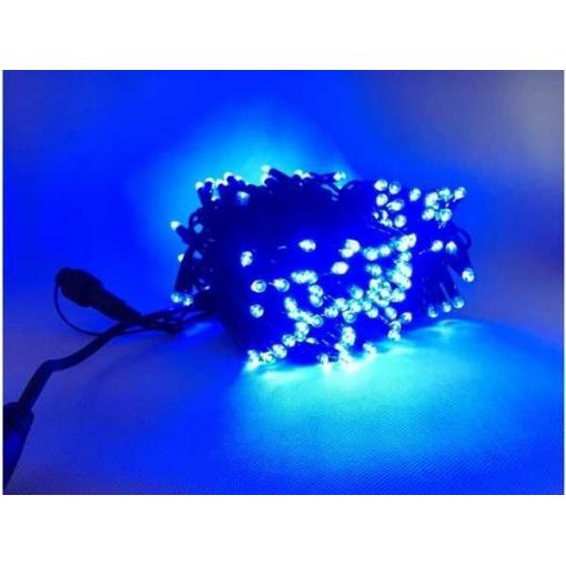 Vánoční osvětlení 200LED - modrá barva, venkovní použití