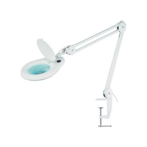 Stolní lupa kulatá ( svorka )  8diop. SMD LED( 56x) 8066D2