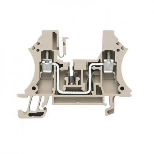 W-Series, Component terminal, Rated cross-section: 4 mm&sup2;, Screw connection, Beige, Direct mounting WPO 4 1036000000 Tmavě béžová Weidmüller 50 ks