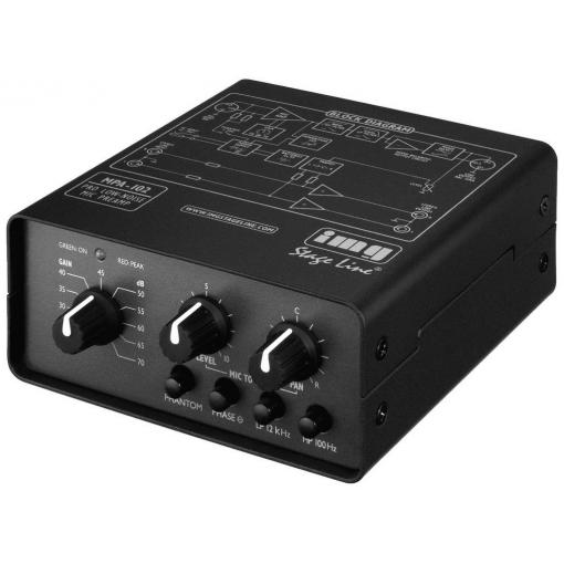 IMG StageLine MPA-102 1kanálový mikrofonní předzesilovač