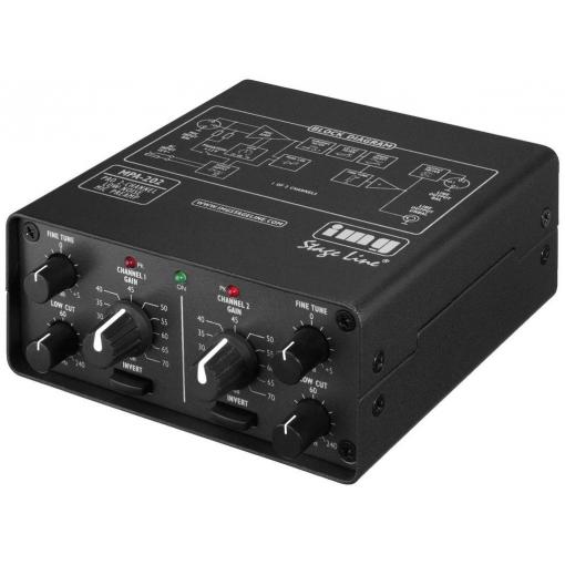 IMG StageLine MPA-202 2kanálový mikrofonní předzesilovač