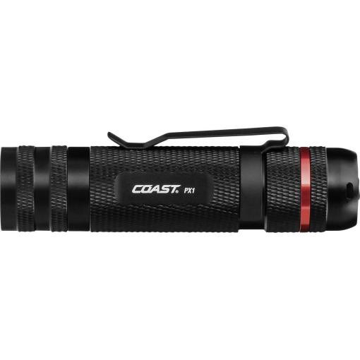 Coast PX1 LED kapesní svítilna, s klipem na opasek, na baterii, 315 lm, 130 g