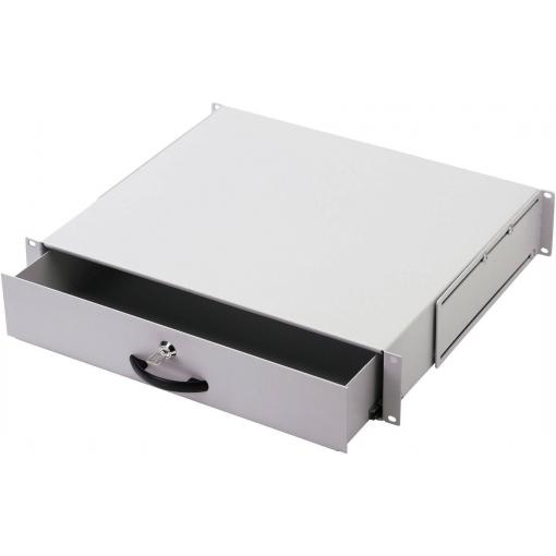 Digitus DN-19 KEY-2U 19 palec rack 2 U vysouvací, uzavřené šedá