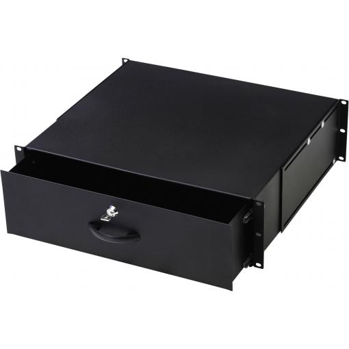 Digitus DN-19 KEY-3U-SW 19 palec rack 3 U vysouvací, uzavřené černá