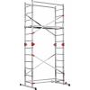 Hailo 9459-507 G60 hliník montážní lešení max.prac. výška: 4.3 m stříbrná, červená 31 kg