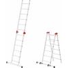 Hailo 9459-507 G60 hliník montážní lešení max.prac. výška: 4.3 m stříbrná, červená 31 kg