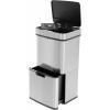 Hailo Öko Vario XL 6560010 systém třídění odpadu 50 l nerezová ocel, plast (š x v x h) 420 x 785 x 315 mm stříbrná s ochranou proti otiskům prstů, s