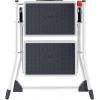 Hailo MK60 4310-001 plast sklápěcí schůdky max.prac. výška: 2.44 m bílá, antracitová 3.6 kg