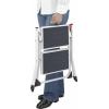 Hailo MK60 4310-001 plast sklápěcí schůdky max.prac. výška: 2.44 m bílá, antracitová 3.6 kg