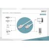 Digitus DK-1617-030S RJ45 síťové kabely, propojovací kabely CAT 6 U/UTP 3.00 m šedá bez halogenů, samozhášecí, flexibilní provedení, nestíněný 1 ks