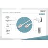 Digitus DK-1617-020S RJ45 síťové kabely, propojovací kabely CAT 6 U/UTP 2.00 m šedá bez halogenů, samozhášecí, flexibilní provedení, nestíněný 1 ks