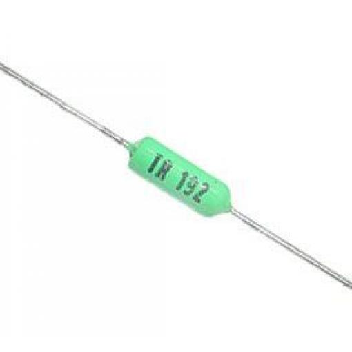 Uhlíkový rezistor 3k79 TR192, 0,5 W, 1%, 10,5 × 3,7 mm