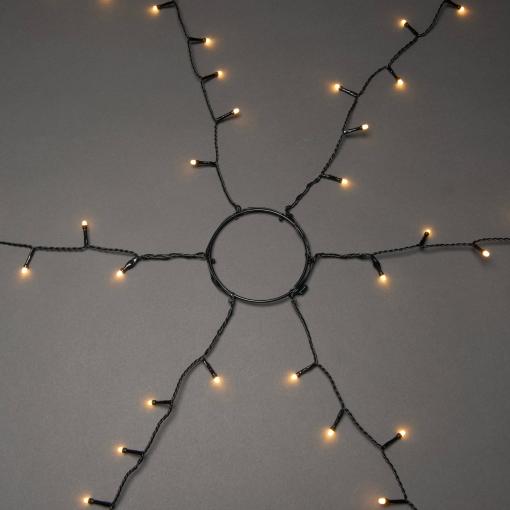 Konstsmide 6662-830 osvětlení na vánoční stromeček venkovní Energetická třída (EEK2021): E (A - G) 230 V Počet žárovek 450 LED jantar