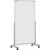 Maul maticová deska MAULpro easy2move (š x v) 1000 mm x 1800 mm bílá plastový oboustranně použitelná , vč. sady koleček