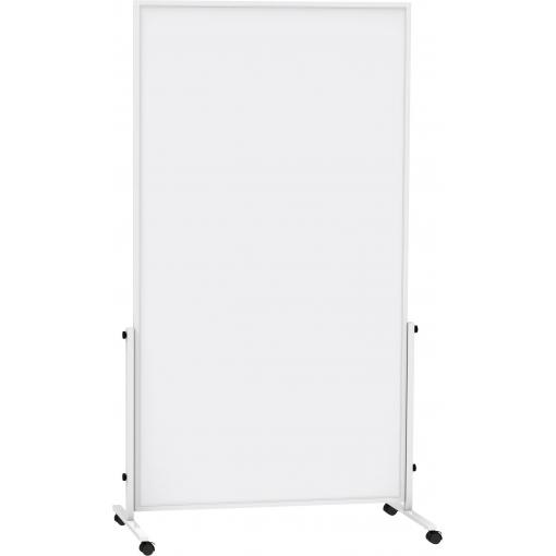 Maul maticová deska MAULsolid easy2move (š x v) 1000 mm x 1800 mm bílá plastový oboustranně použitelná , vč. sady koleček