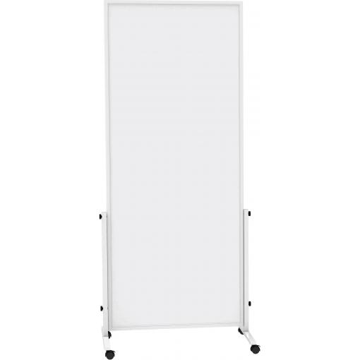 Maul maticová deska MAULsolid easy2move (š x v) 750 mm x 1800 mm bílá plastový oboustranně použitelná , vč. sady koleček