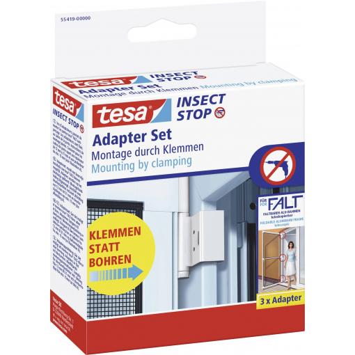 tesa 55419-00-00 Falt mřížka na mouchy sada adaptérů Vhodný pro značku (odpuzovače) Tesa Tesa Fliegengitter 1 ks