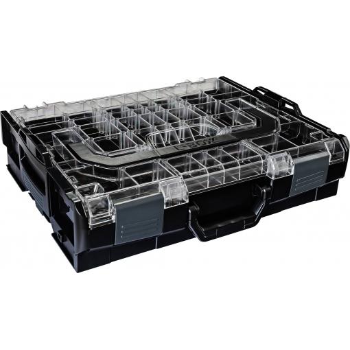 Sortimo L-BOXX 102, 6100000362 box na nářadí, ABS, černá, transparentní, (d x š x v) 445 x 358 x 118 mm