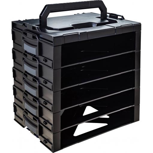 Sortimo i-BOXX Rack, 6100000339 box na nářadí, ABS, černá