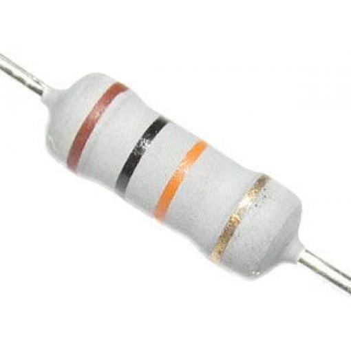 6R8 0411, rezistor 2W, 5%, 300ppm, 500V