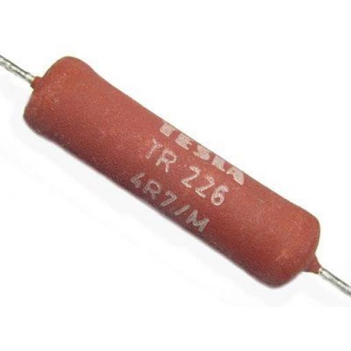 Výkonový rezistor 39 Ω TR226, 6 W, metaloxid