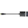LogiLink UA0231 USB / VGA adaptér [1x USB 3.0 zástrčka A - 1x VGA zásuvka] černá 10.00 cm