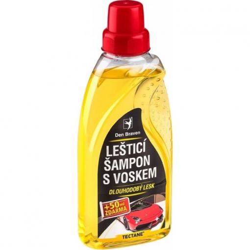 Leštící šampon s voskem Den Braven, 450 ml + 50 ml