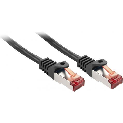 LINDY 47376 RJ45 síťové kabely, propojovací kabely CAT 6 S/FTP 5.00 m černá 1 ks