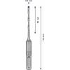 Bosch Accessories EXPERT SDS plus-7X 2608900055 příklepový vrták 1 ks 3.5 mm Celková délka 115 mm SDS plus 1 ks