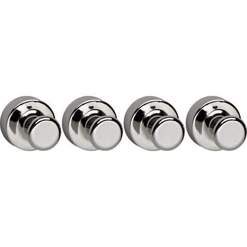 Maul neodymový magnet MAUL (Ø x v) 20 mm x 24 mm kuželka stříbrná 4 ks 6168896