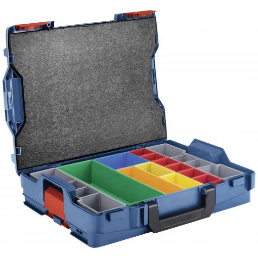 Bosch Professional L-BOXX 102 & Inset Boxen 13tlg., 1600A016NA Transportní kufřík, ABS, modrá, (d x š x v) 357 x 442 x 117 mm