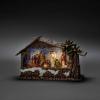 Konstsmide 4286-000 LED svítilna jesle teplá bílá LED hnědá naplněné vodou, časoměřič