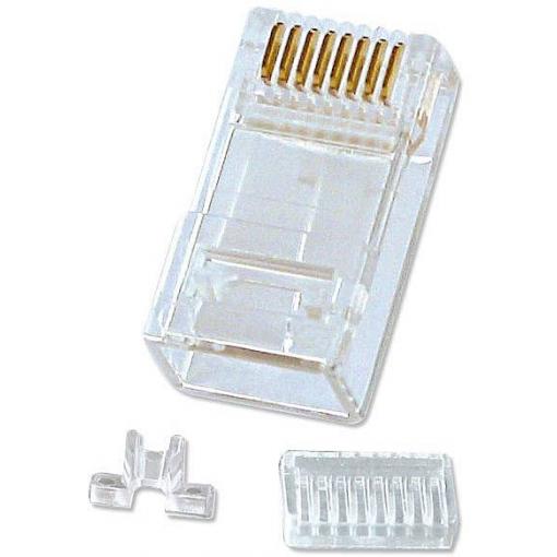 LINDY RJ45 síťový adaptér transparentní