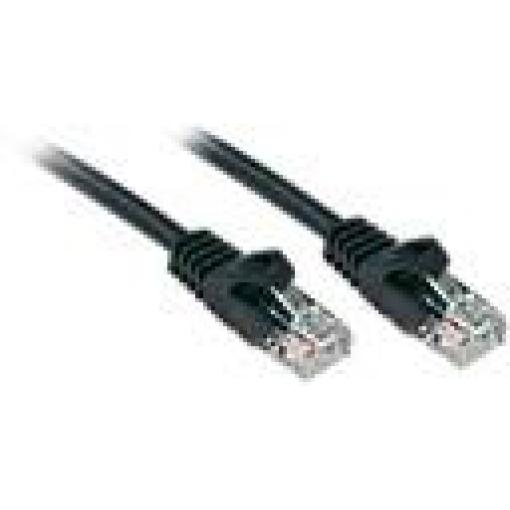 LINDY 48190 RJ45 síťové kabely, propojovací kabely CAT 6 U/UTP 0.30 m černá 1 ks