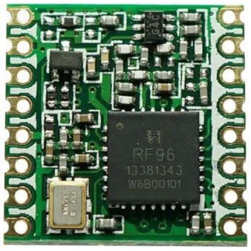 Bezdrátový modul RFM96W, 433 MHz, LoRa, HopeRF