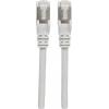 Intellinet 740920 RJ45 síťové kabely, propojovací kabely CAT 6A S/FTP 5.00 m šedá fóliové stínění, stínění pletivem, stíněný, bez halogenů 1 ks