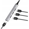 LogiLink UA0391 USB Hub 4 porty USB-A USB 3.0 5 GBit/s hliníkově šedá UA0391
