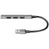LogiLink UA0391 USB Hub 4 porty USB-A USB 3.0 5 GBit/s hliníkově šedá UA0391