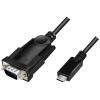 LogiLink sériový adaptér [1x USB 2.0 zástrčka C - 1x D-SUB zástrčka 9pólová] 1.2 m černá