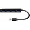 LogiLink UA0396 USB Hub 4 porty USB-A USB 3.2 Gen1 5 GBit/s černá UA0396