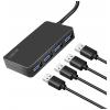 LogiLink UA0396 USB Hub 4 porty USB-A USB 3.2 Gen1 5 GBit/s černá UA0396