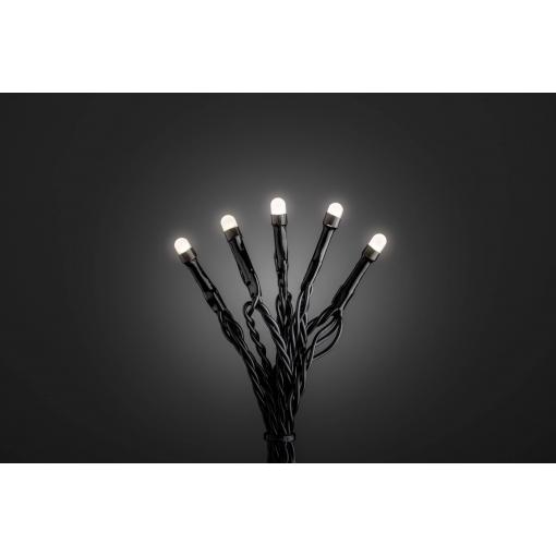 Konstsmide 3811-100 mikro světelný řetěz venkovní Energetická třída (EEK2021): G (A - G) 230 V Počet žárovek 80 LED teplá bílá Délka světel: 12.64 m