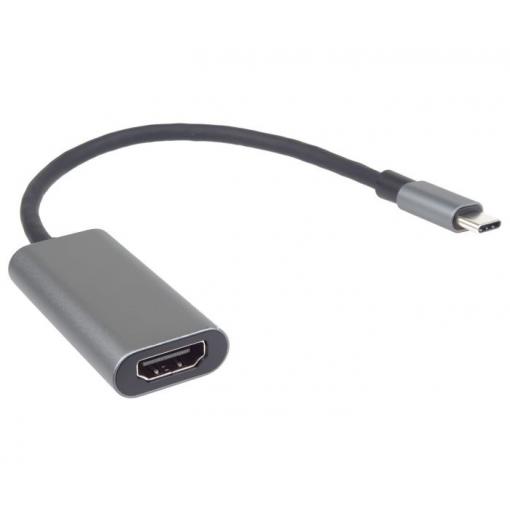Adaptér USB-C na HDMI, 4K/30Hz, kovové pouzdro PremiumCord