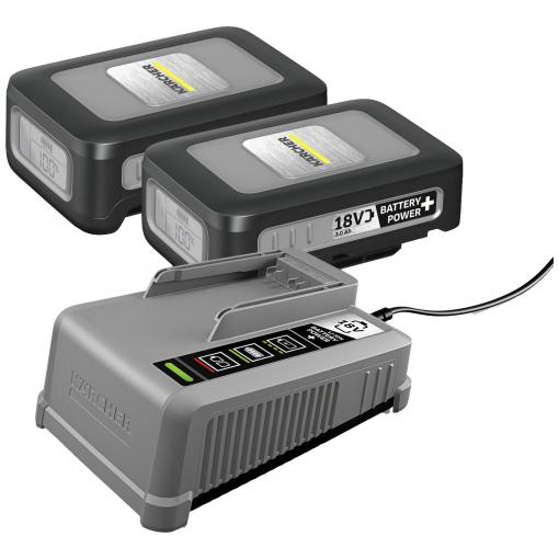 Kärcher Professional 2.445-072.0 Starter Kit Battery Power+ 18/30 akumulátor do nářadí a nabíječka 18 V 3 Ah Li-Ion