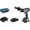 Bosch Professional GSB 18V-110 C aku příklepový šroubovák, 2cestný, vč. 2x aku, vč. nabíječky, kufřík, 06019G030B