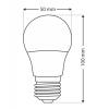 LED žárovka TRIXLINE 8 W, E27, A50, teplá bílá 2700 K