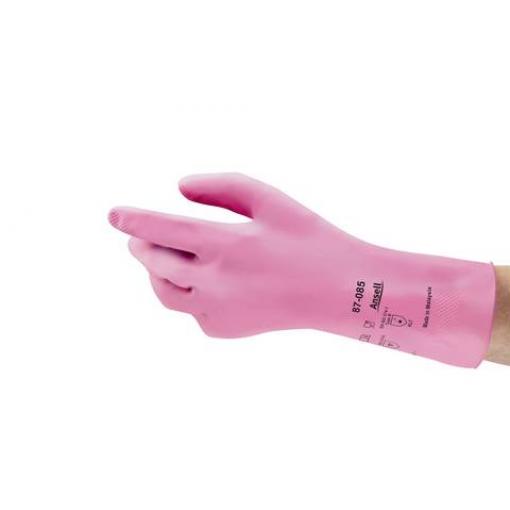 Ansell 87085085 AlphaTec® bavlněný velur rukavice pro manipulaci s chemikáliemi Velikost rukavic: 8.5 EN 388:2016, EN 420-2003, EN 374-5, EN 388-2003, EN