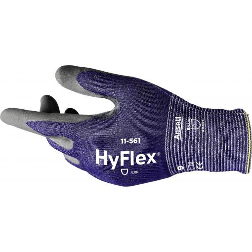 Ansell 11561R070-1P HyFlex® nylon, HPPE, čedič, Spandex®, polyester pracovní rukavice Velikost rukavic: 7 EN 388:2016, EN 420-2003, EN 21420:2020 ISO
